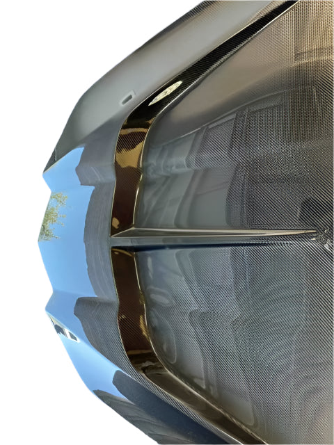 Vented Carbon Fiber Hood V2 - Corvette C8