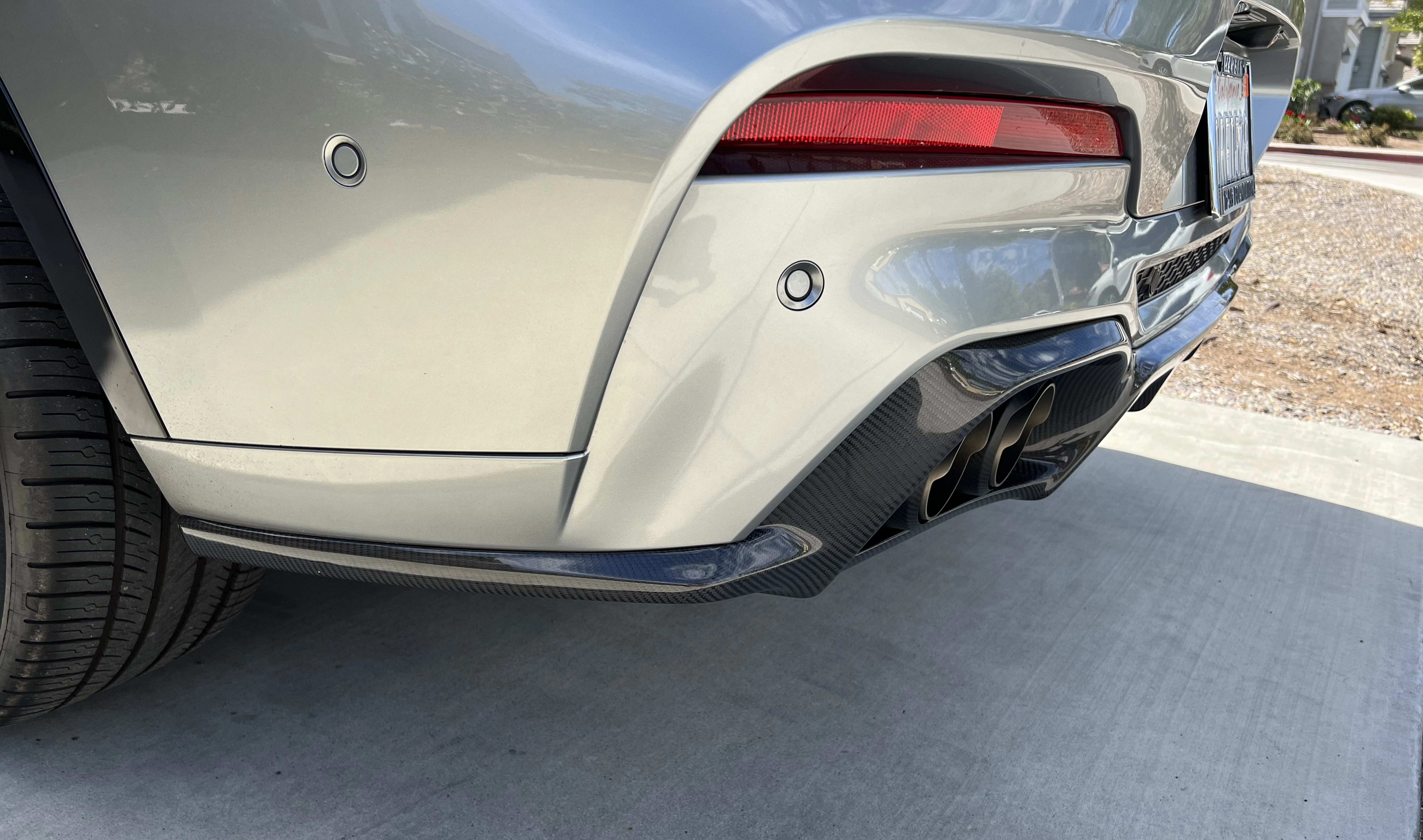 3D Style Carbon Fiber Rear Diffuser - BMW F98/G02 X4M
