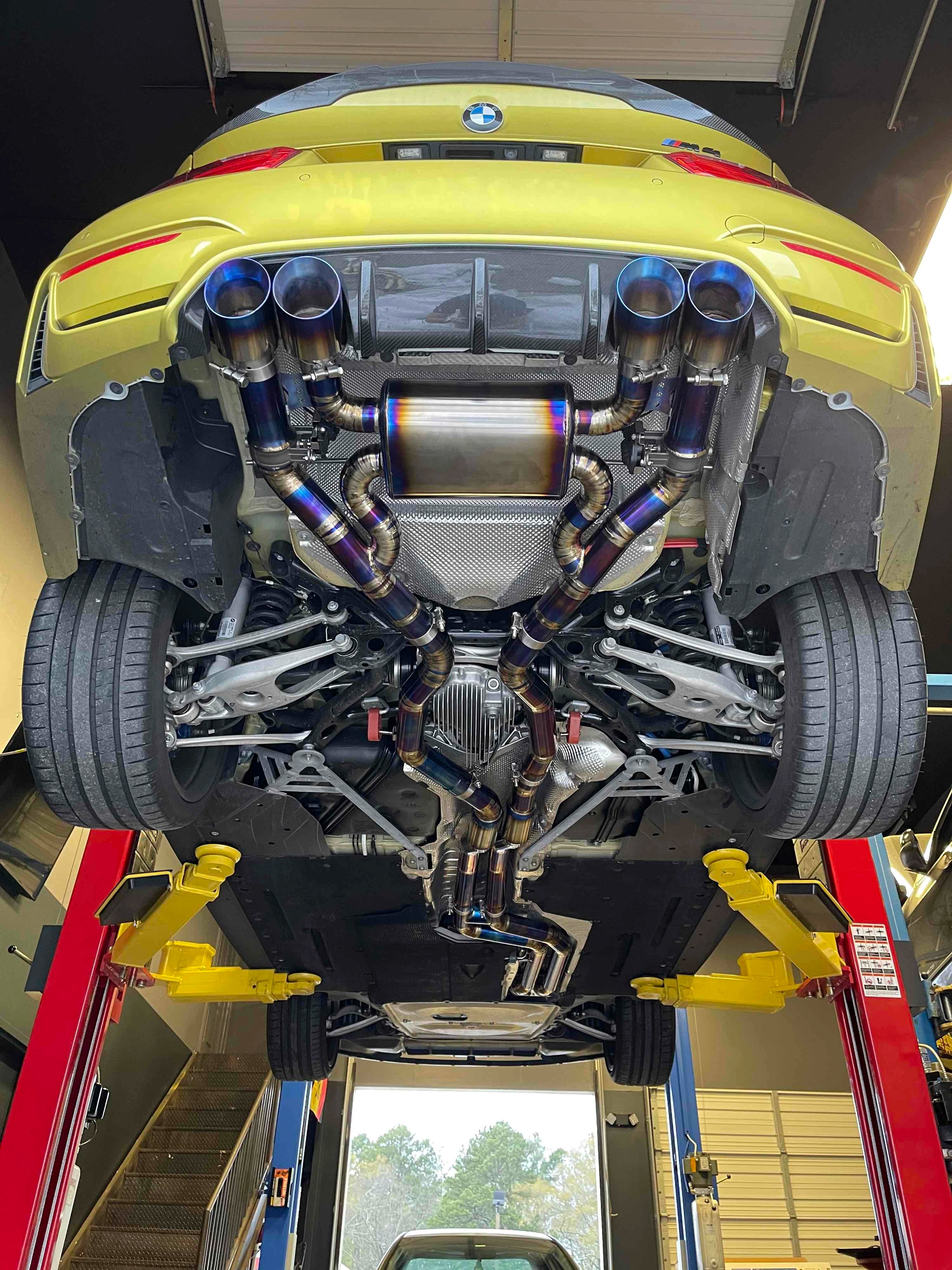 Titanium Valved Exhaust for S55 - BMW F80/82 M3 M4