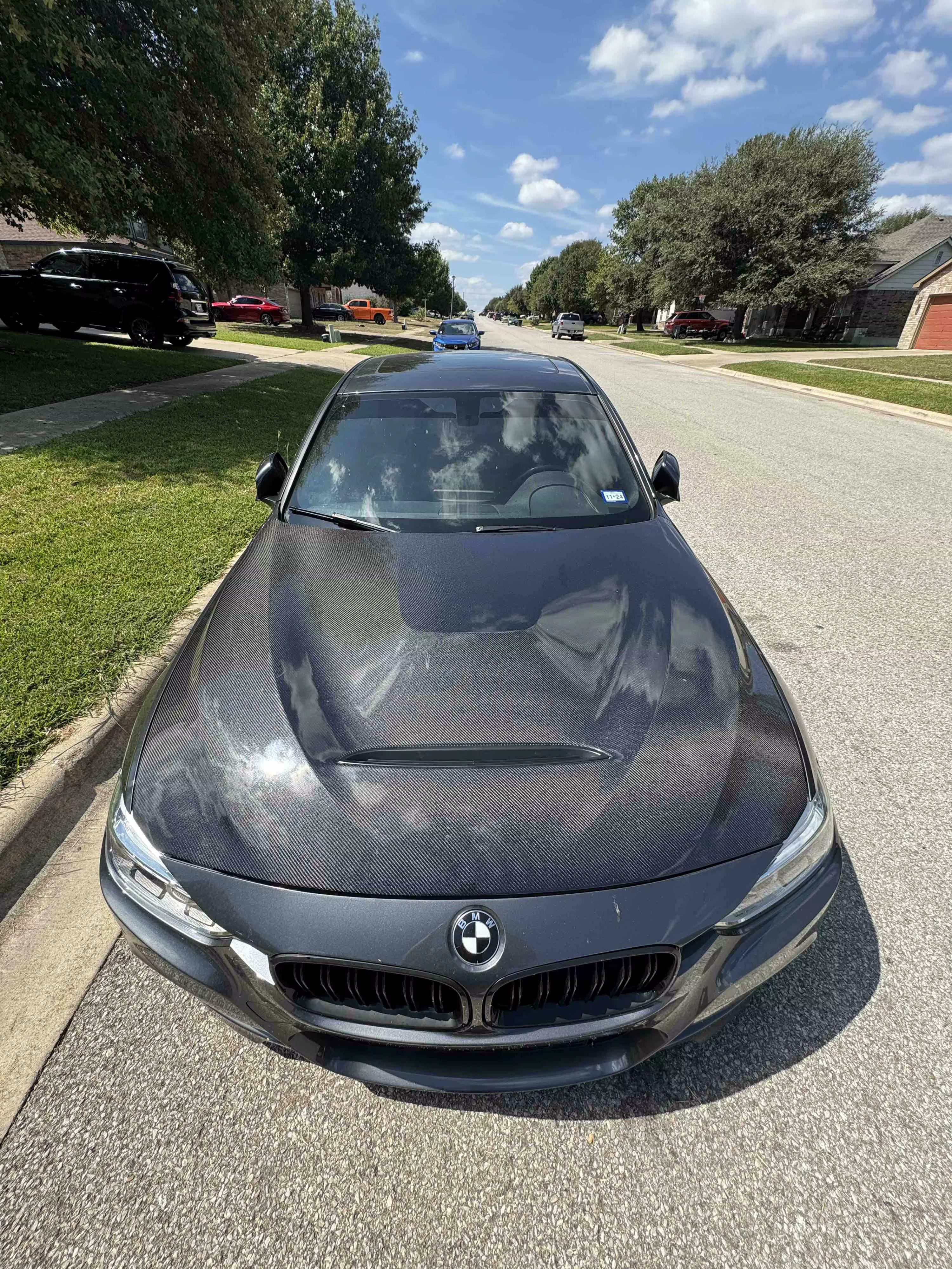 GTS Style Carbon Fiber Front Hood - BMW F30 3 Series & F32 / F33 / F36 4 Series