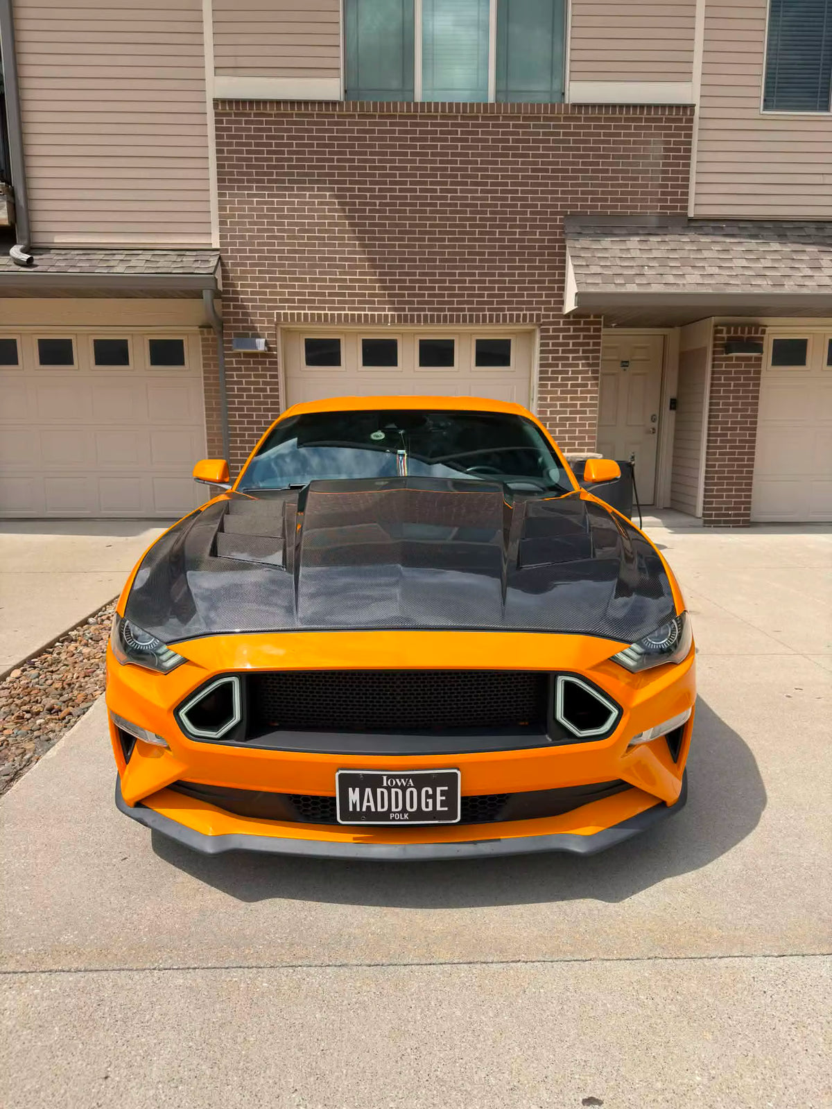 Carbon Fiber Front Bonnet Engine Hood - Ford Mustang 2018-2022