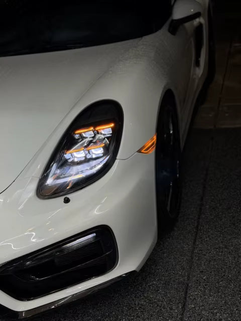 Matrix Style LED Headlights for Porsche 981 Boxster Cayman / GT4 2013 - 2016