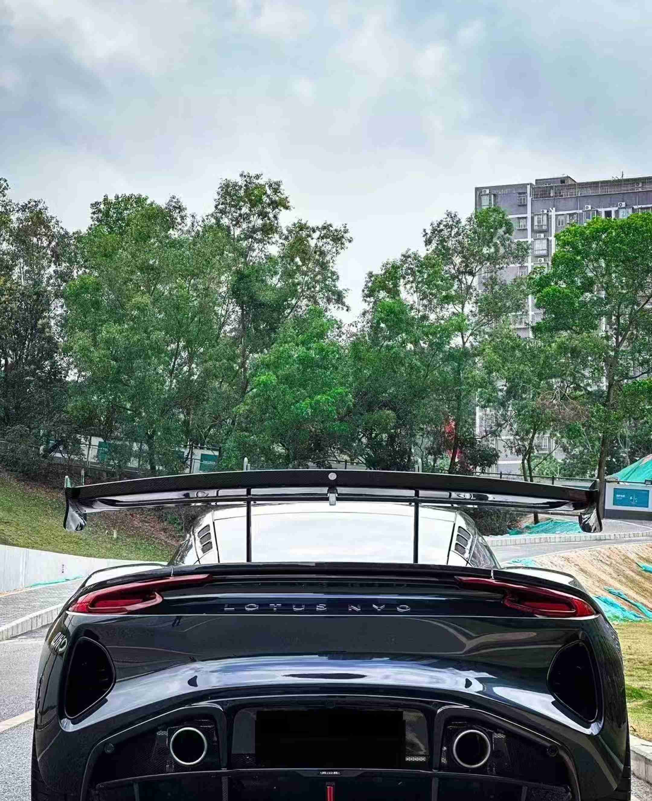 Carbon Fiber OC Design Trunk Wing - Lotus Emira