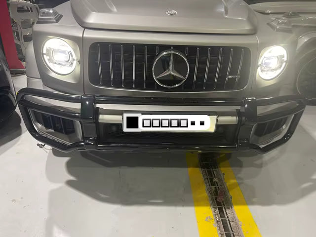 Gloss Black Front Guard Crash bar - Mercedess Benz W465 G Wagon 2024+