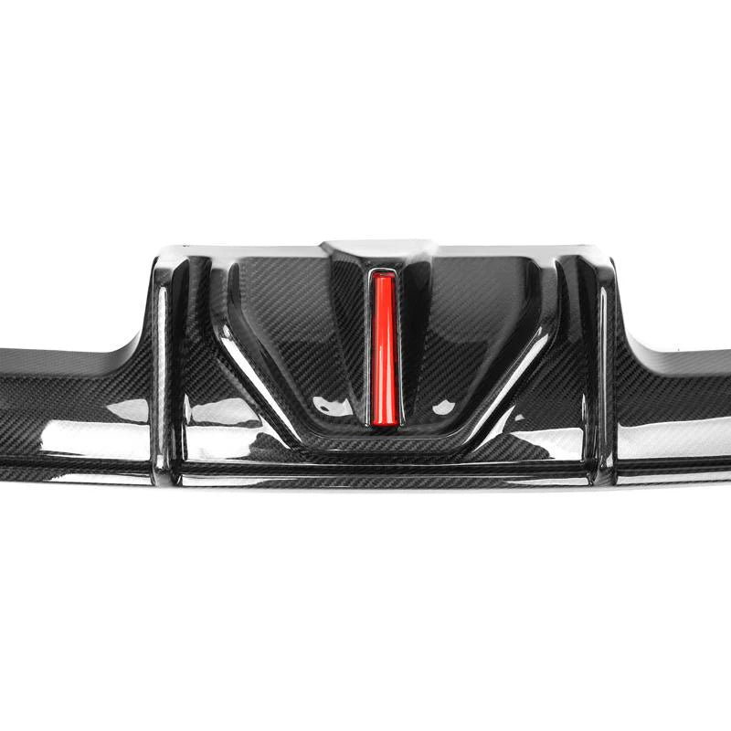 V2 Carbon Fiber Rear Diffuser W/ LED Light - 21-25 BMW G80 M3 G82 G83 M4