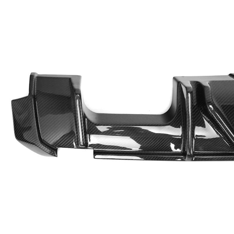 V2 Carbon Fiber Rear Diffuser W/ LED Light - 21-25 BMW G80 M3 G82 G83 M4