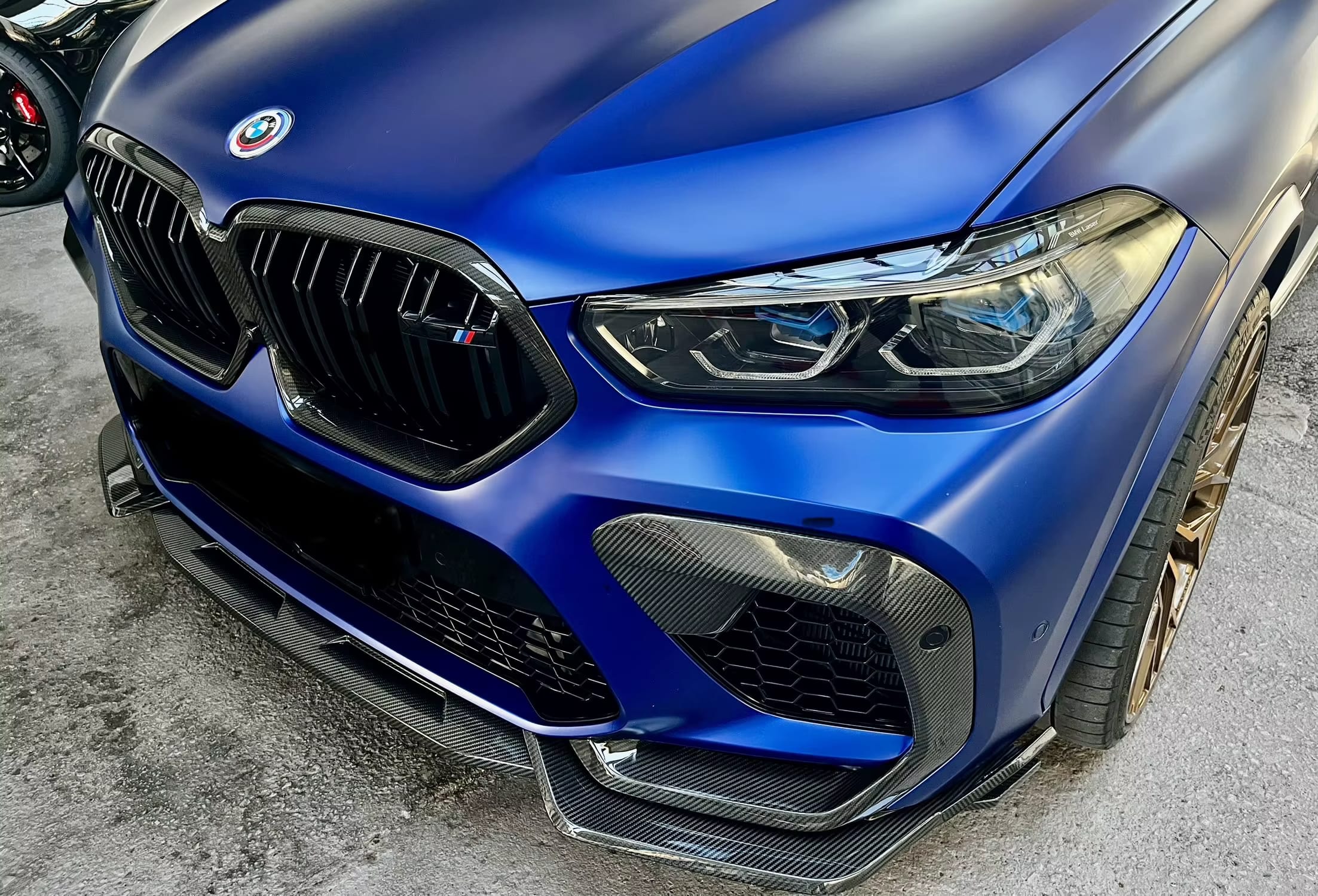 Prepreg ManHart Carbon Front Lip - F95 X5M