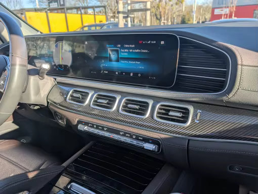 Carbon Fiber Dash Board Trim Cover - Mercedes Benz GLE Class W167 GLE350 400 450 53 63 2020