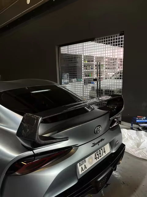 Carbon Fiber Rear Spoiler ST-Style Trunk Wing for A90 Supra