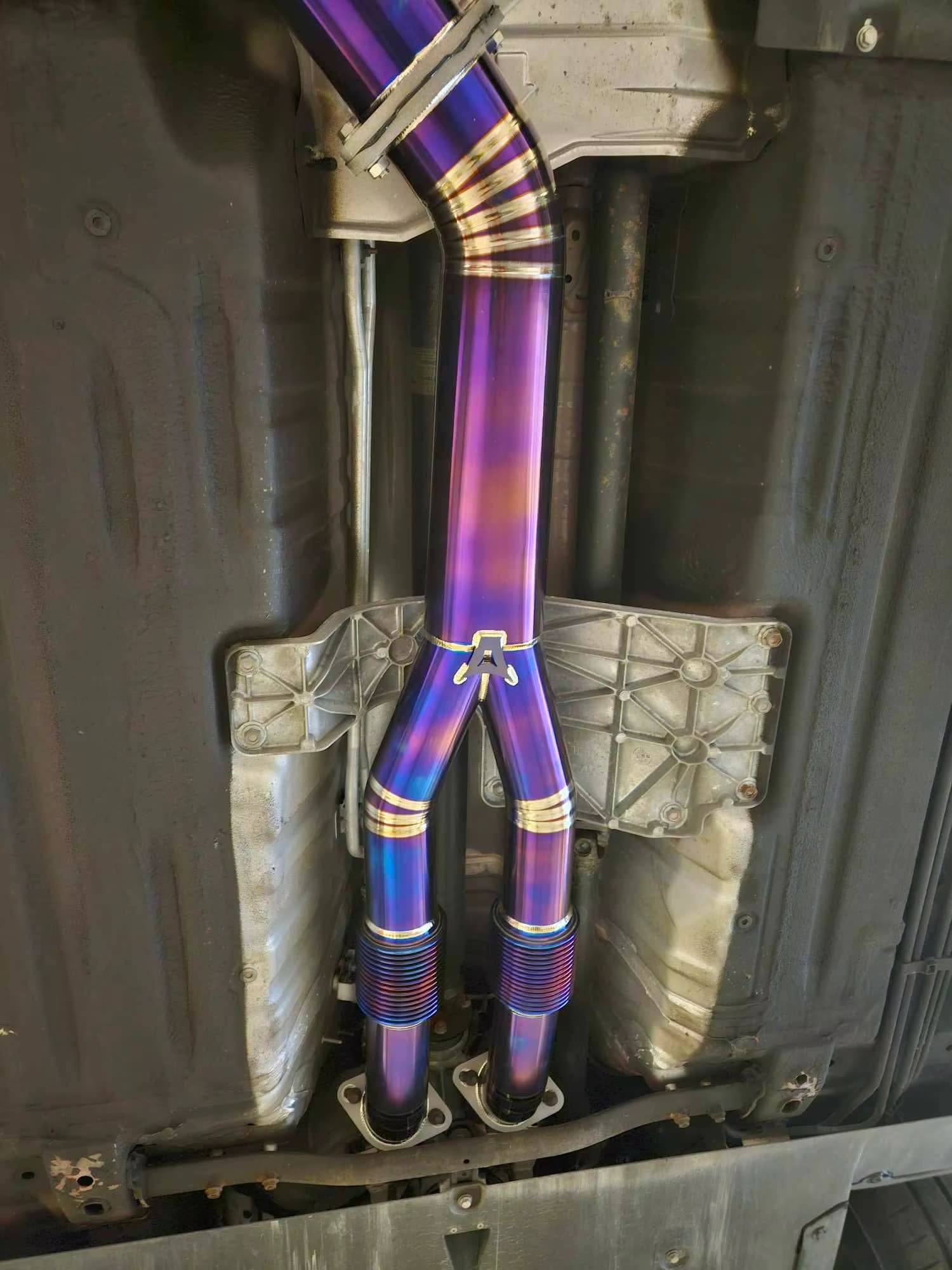 Titanium 4in Full Performance Sport Exhaust System - Nissan R35 GTR