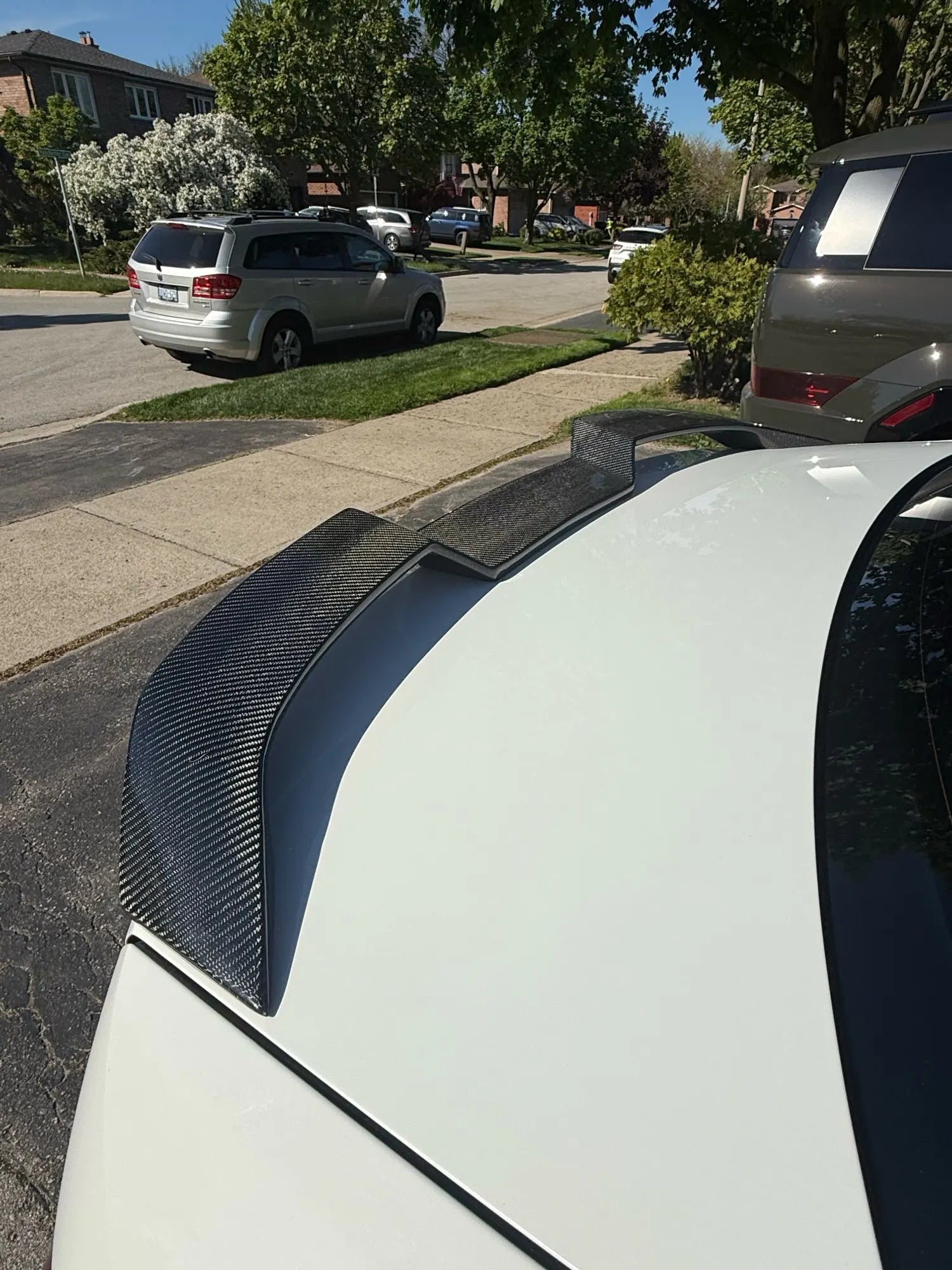 Carbon Fiber V Style Trunk Spoiler Wing - BMW G80 M3 & G20 3 Series / G82 M4