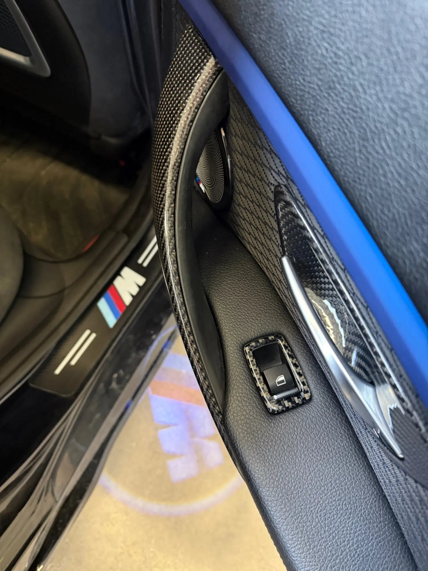 BMW F80 F30 /F82 F83 interior Door handle Dry Carbon Fiber