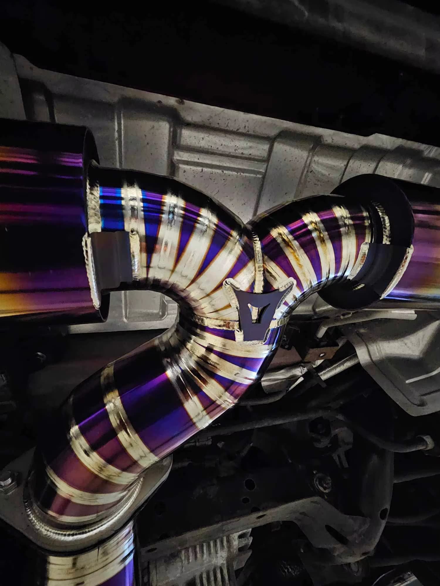 Titanium 4in Full Performance Sport Exhaust System - Nissan R35 GTR