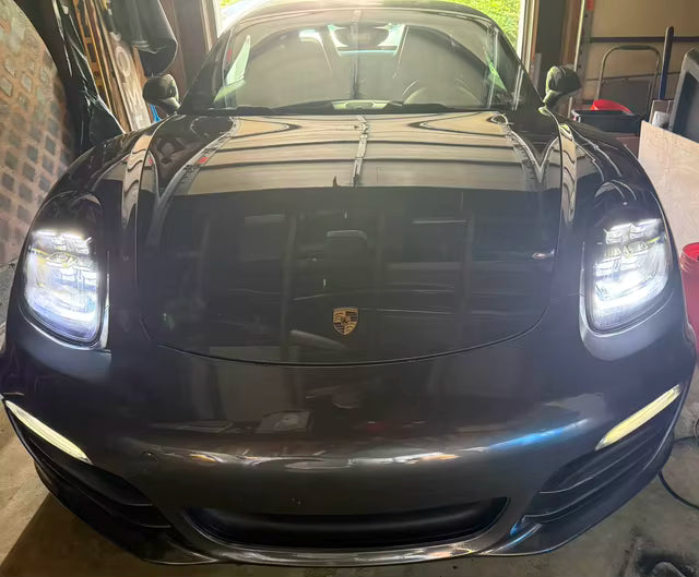 Matrix Style LED Headlights for Porsche 981 Boxster Cayman / GT4 2013 - 2016