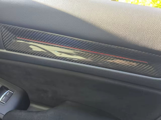 Carbon Fiber Interior Door Panel Trim - Honda Civic Type R FL5