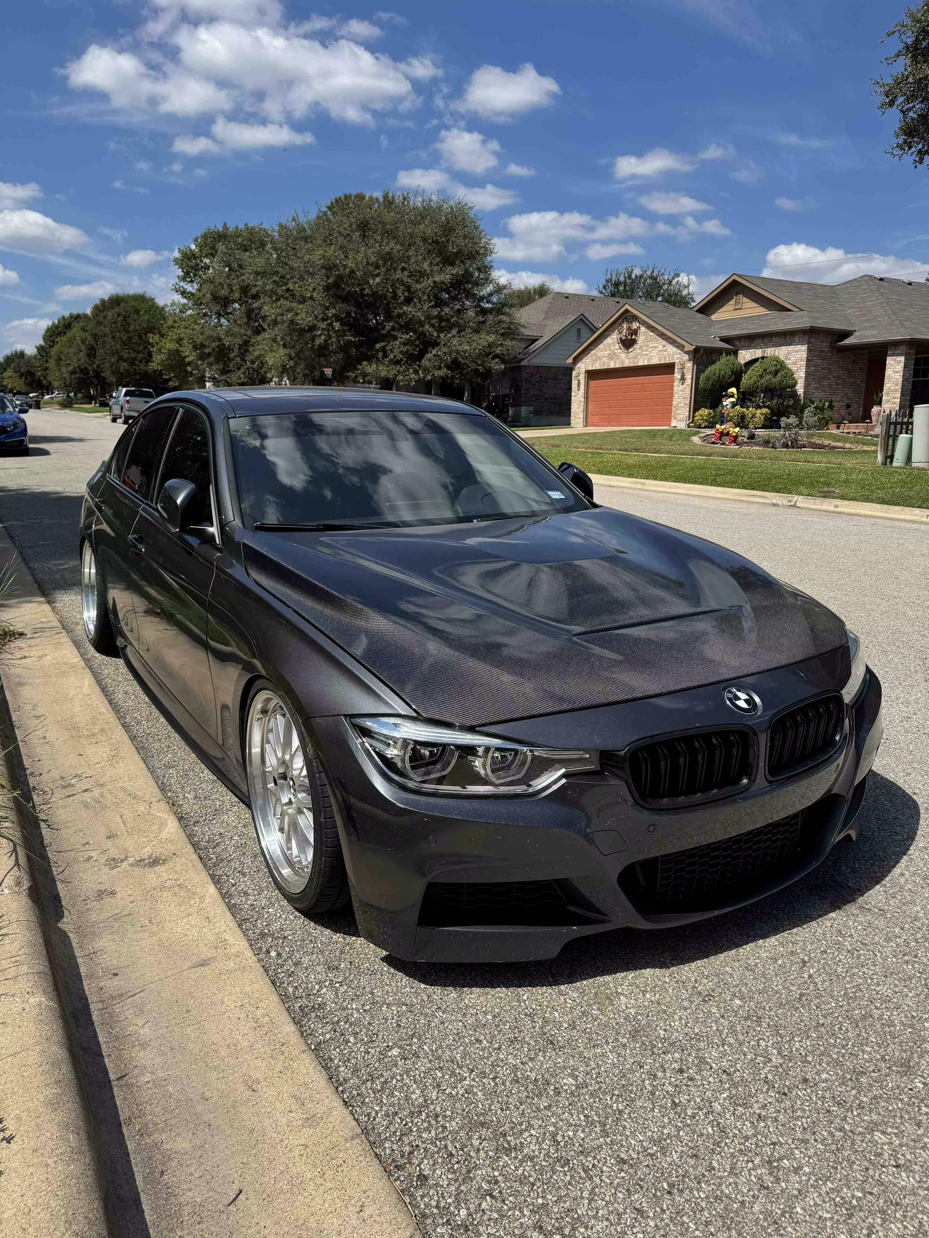 GTS Style Carbon Fiber Front Hood - BMW F30 3 Series & F32 / F33 / F36 4 Series
