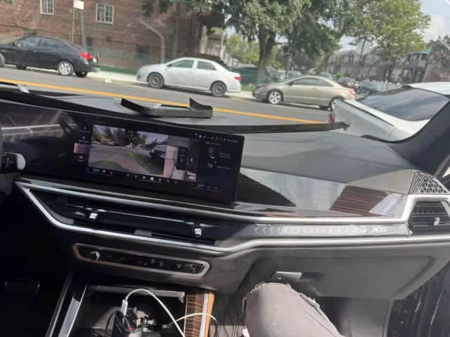 Dry Carbon Dashboard Cover Panels - BMW X5 X5M G05 LCI G06 G07 2023+