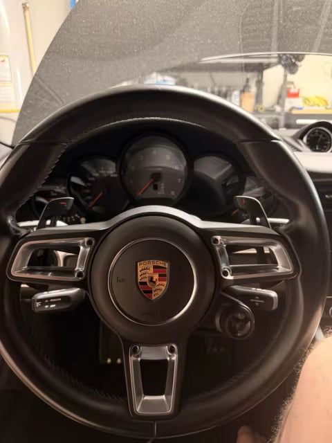 Alloy Magnetic Paddle Shifter Steering Wheel - Porsche Carrera 992 GT3RS GT3 718