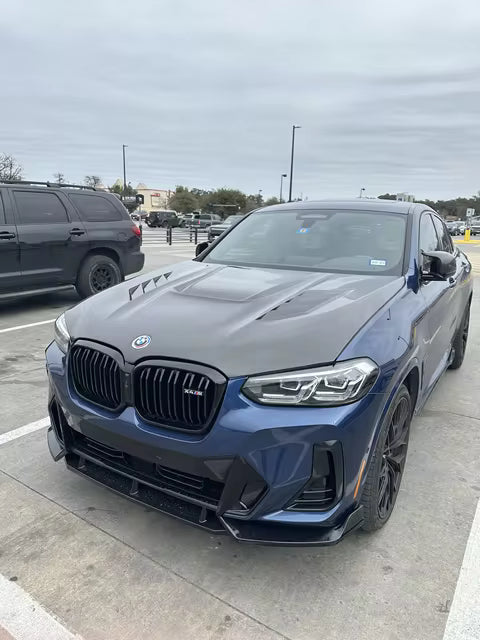 Carbon Fiber Vented Front Engine Hood - BMW X4M F98 X3M F97 G01 G02 G08