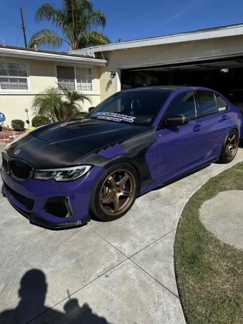 Carbon Fiber Vented Front Fenders- BMW 3 Series 330i M340i G20 G21