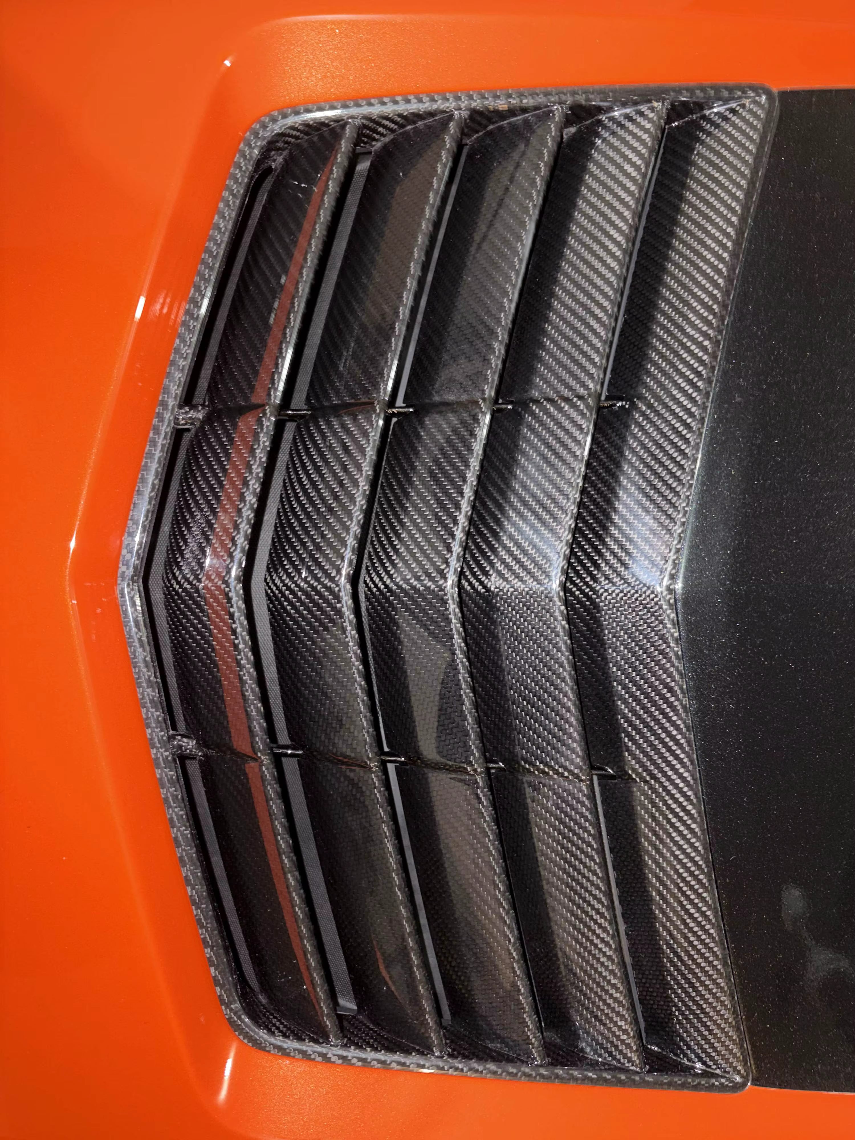 Carbon Fiber Hood Air Vent Cover - Chevrolet Corvette C7 2014-2019