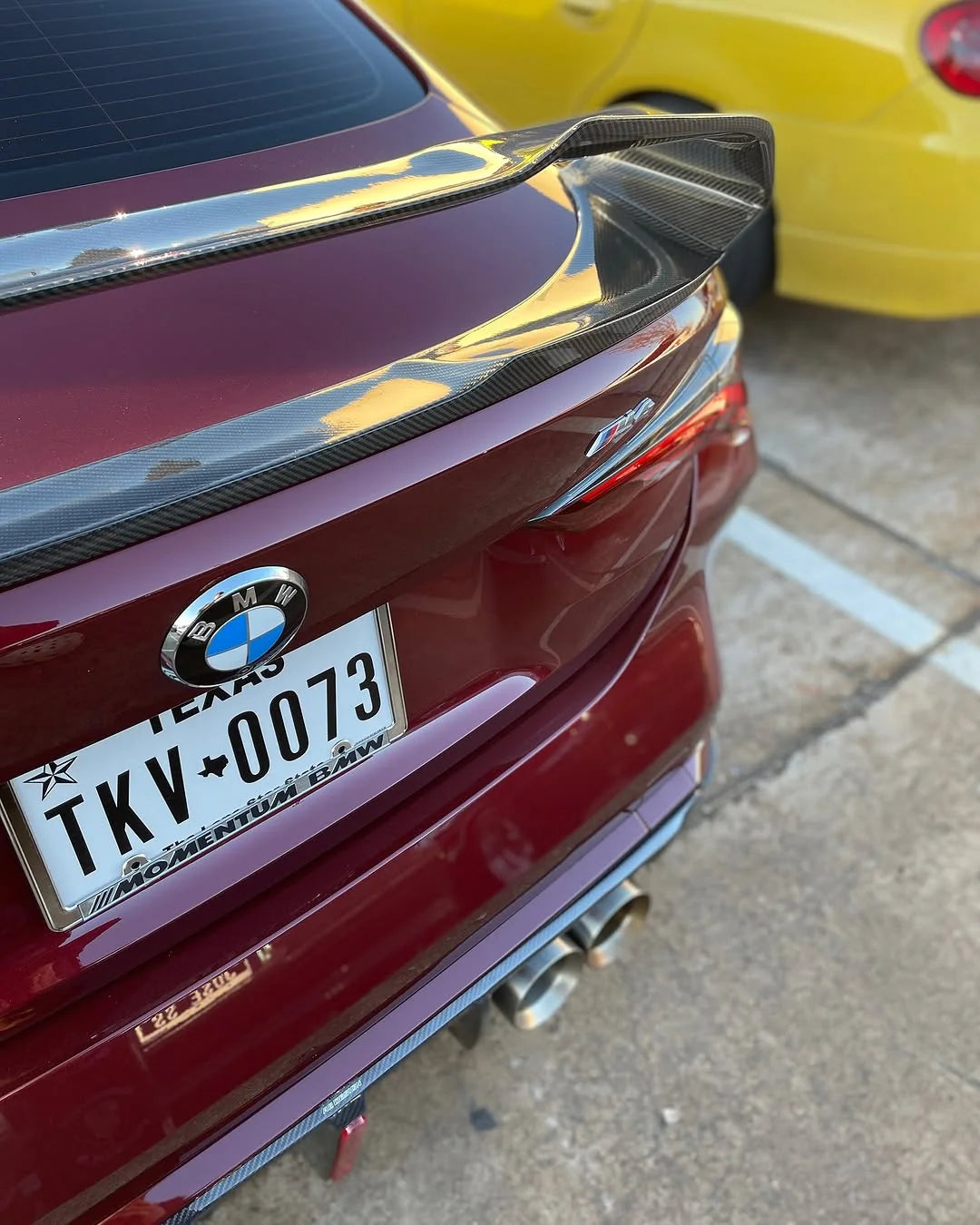 Carbon Fiber Rear Spoiler Wing - BMW BMW G82 M4 / G22 4 Series