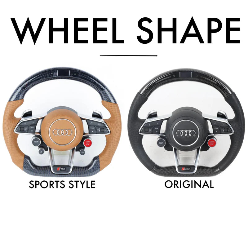 Full Custom Steering Wheel - Audi R8 / TTRS