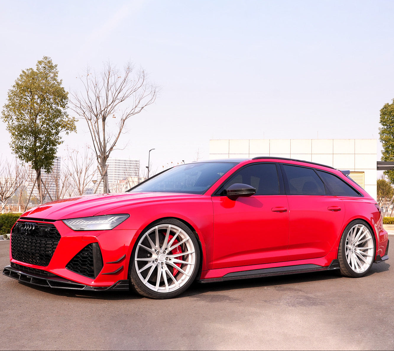 Prepreg Carbon Fiber Aulena Performance Aerodynamic Body Kit - Audi RS6