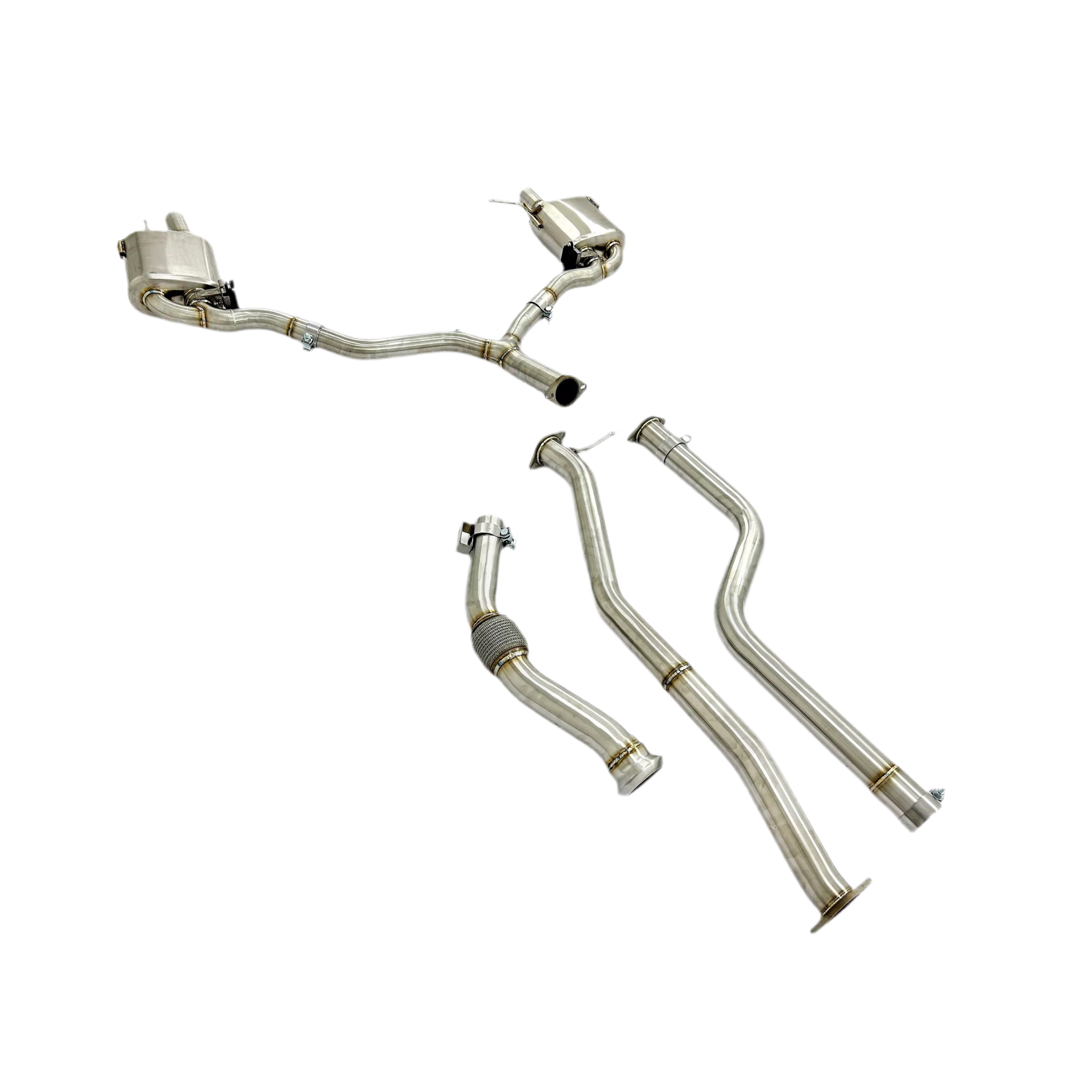 Performance Valved Full Exhaust System - Mercedes Benz C200 C300 C260 W206