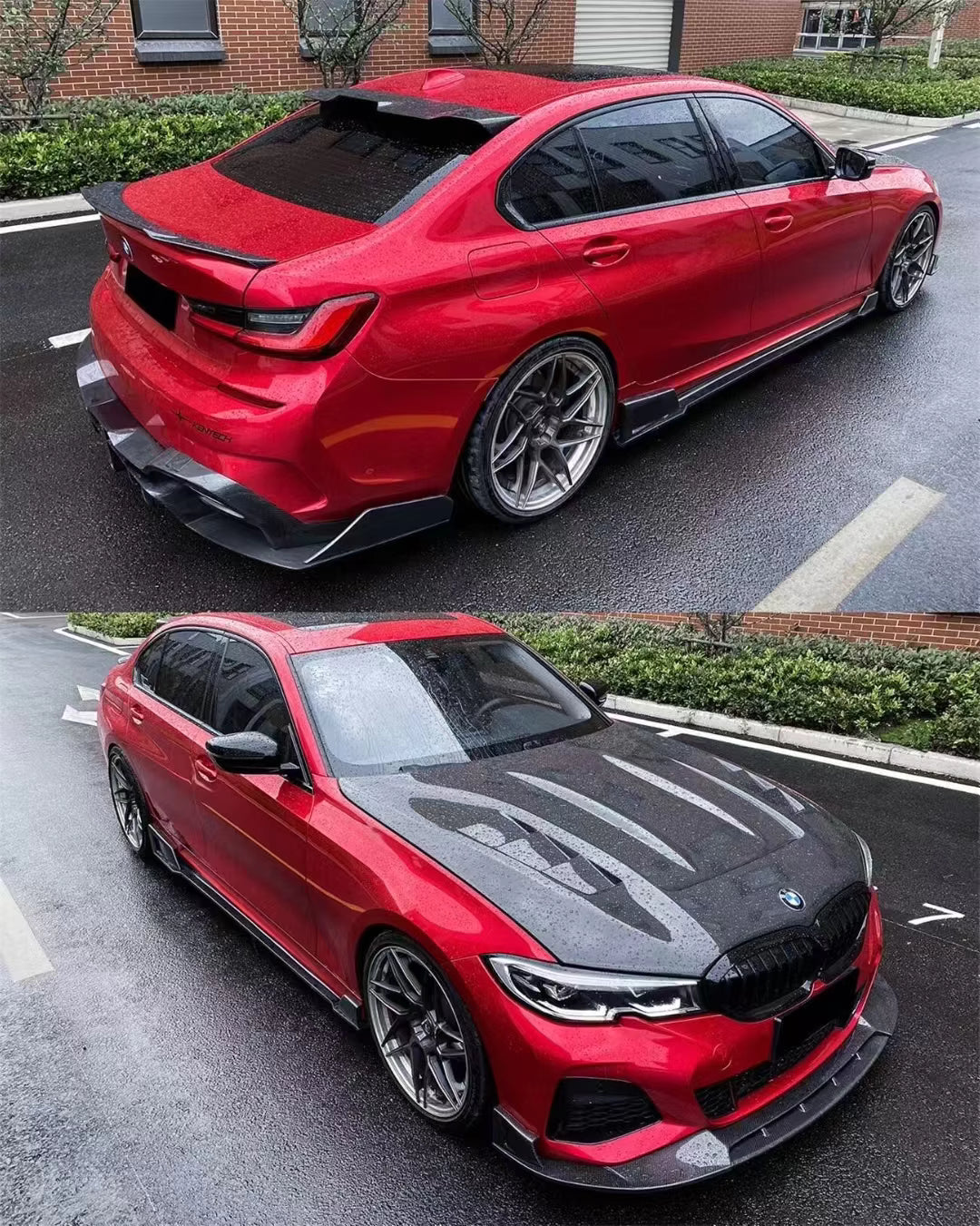 Carbon Fiber Vented Engine Hood Bonnet - BMW G20 3 Series