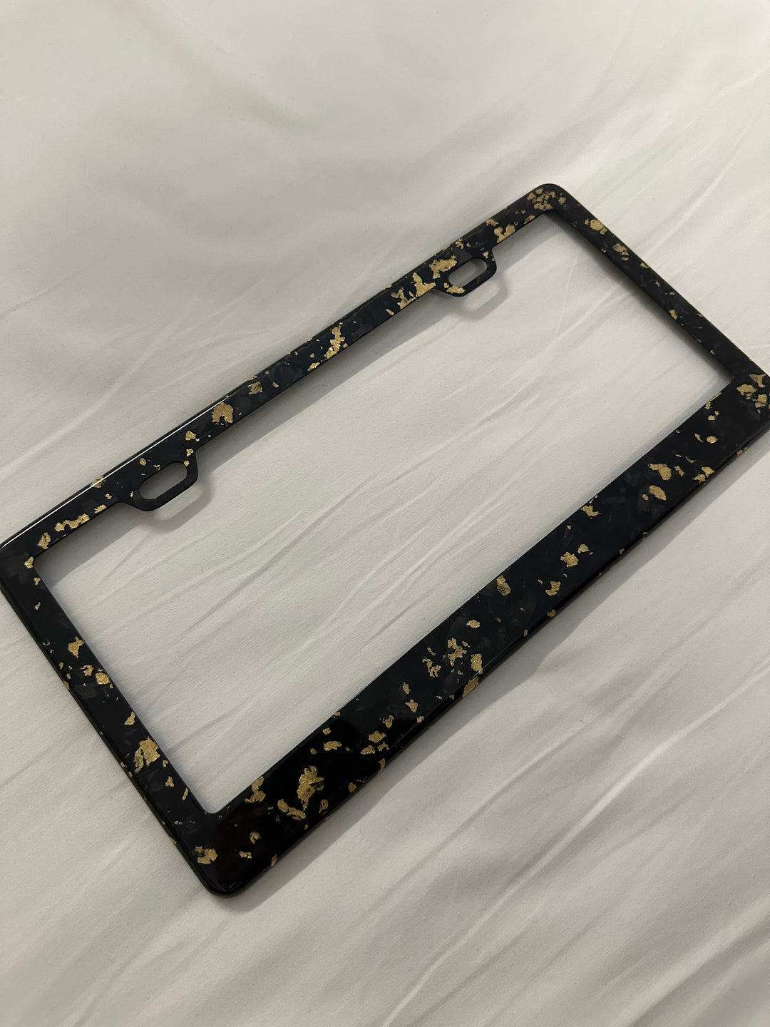 Colored Forged Carbon Fiber Universal License Plate Frame