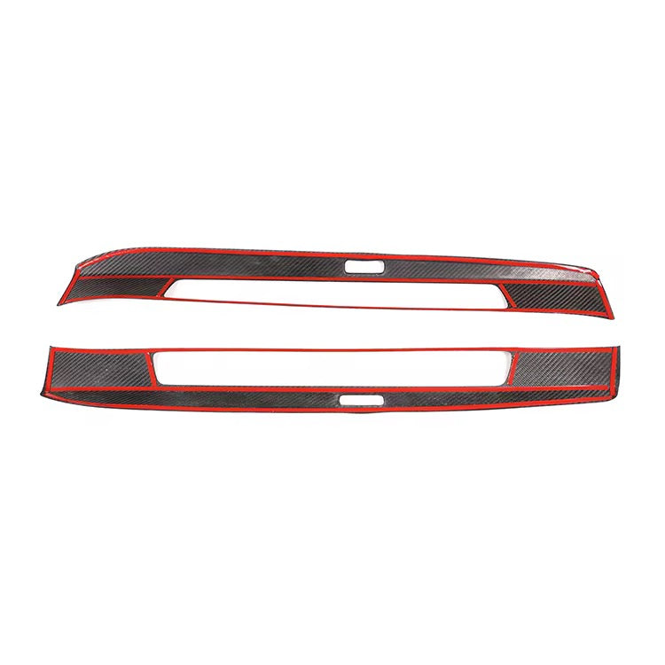 Carbon Fiber interior Door Sill panel Cover Trim - Porsche 992 2019-2022