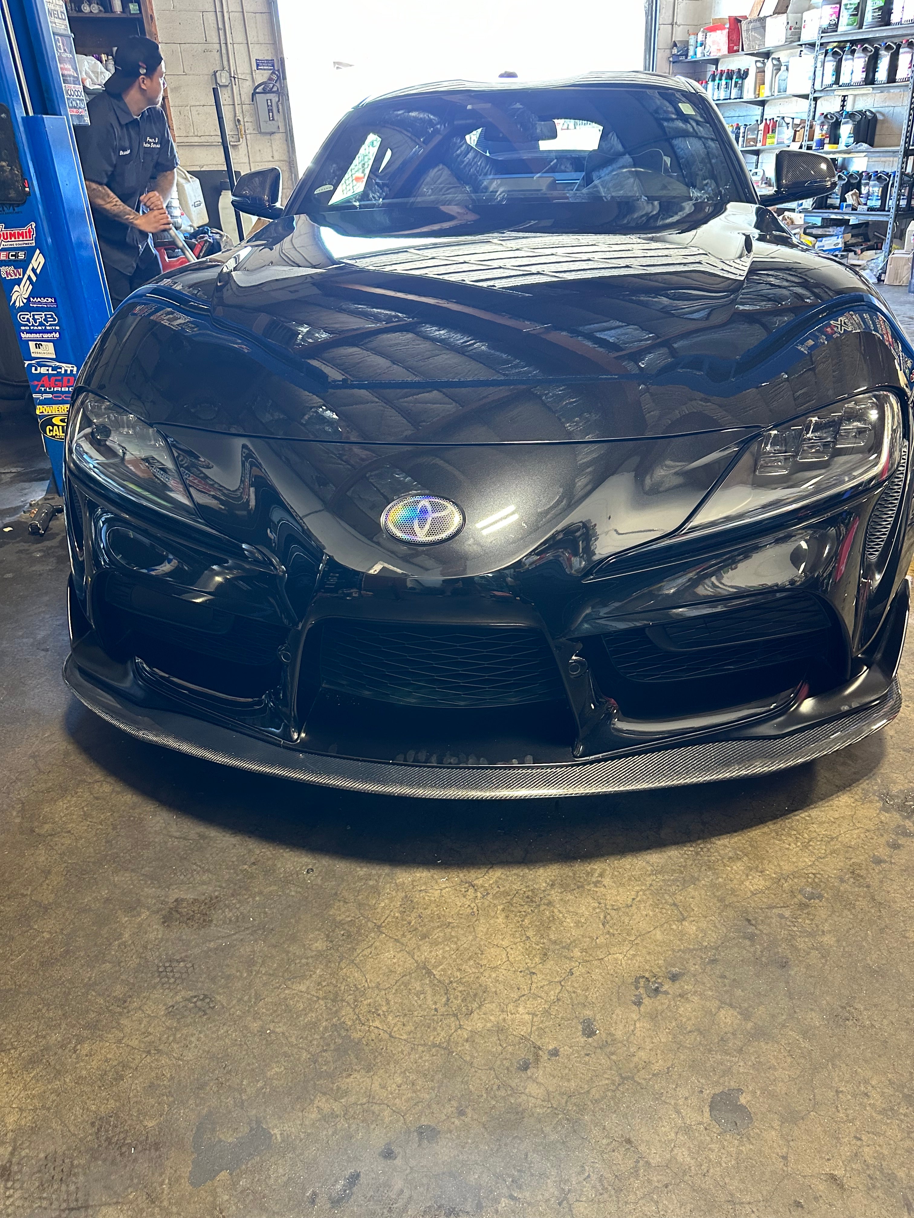 Carbon Fiber Front Lip Splitter extension - Toyota GR Supra