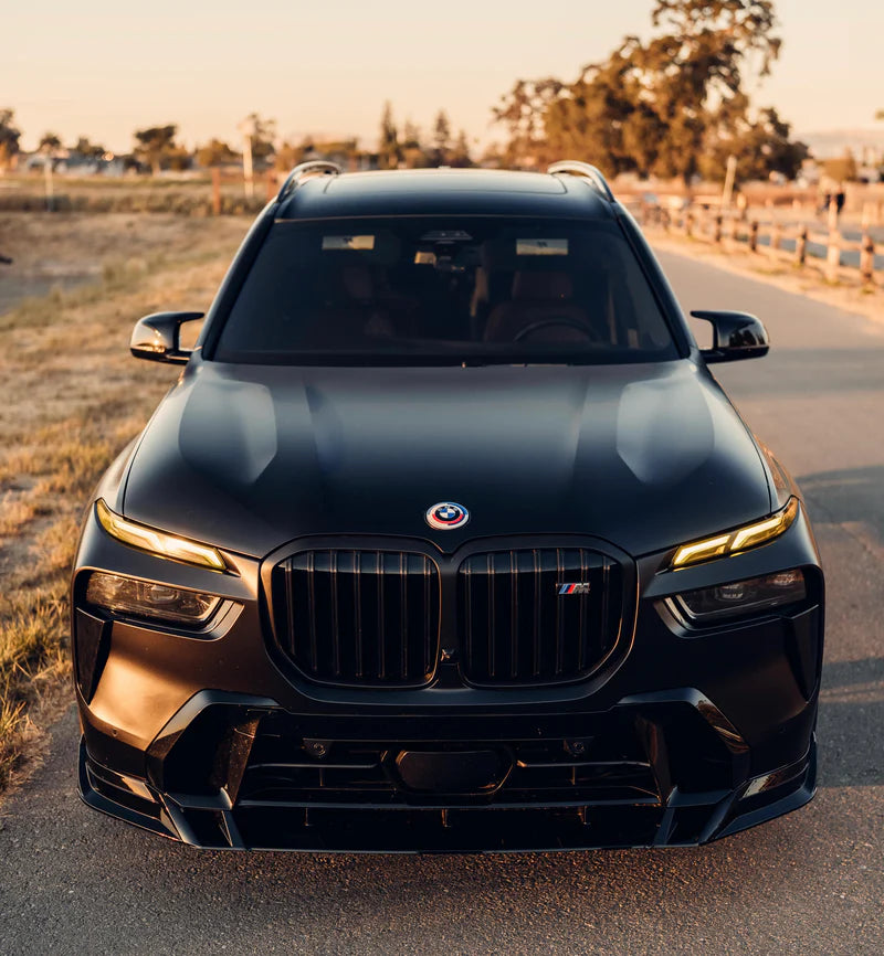 Gloss Black Front Lip V3- BMW X7 G07 LCI M-Sport 2023-2025
