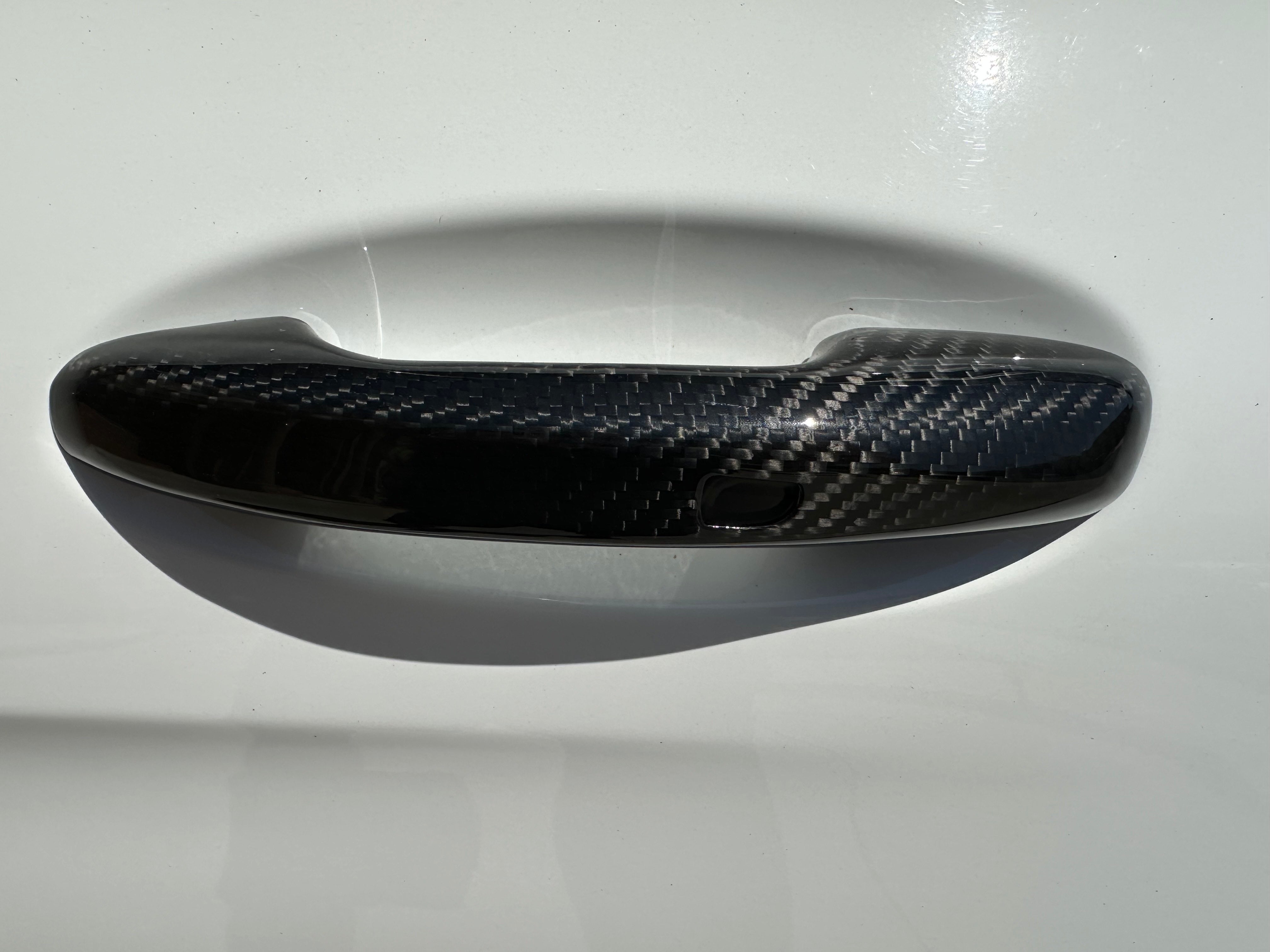 Carbon Fiber Door Handle Cover - Mercedes Benz W205 C E S GLC GLE AMG