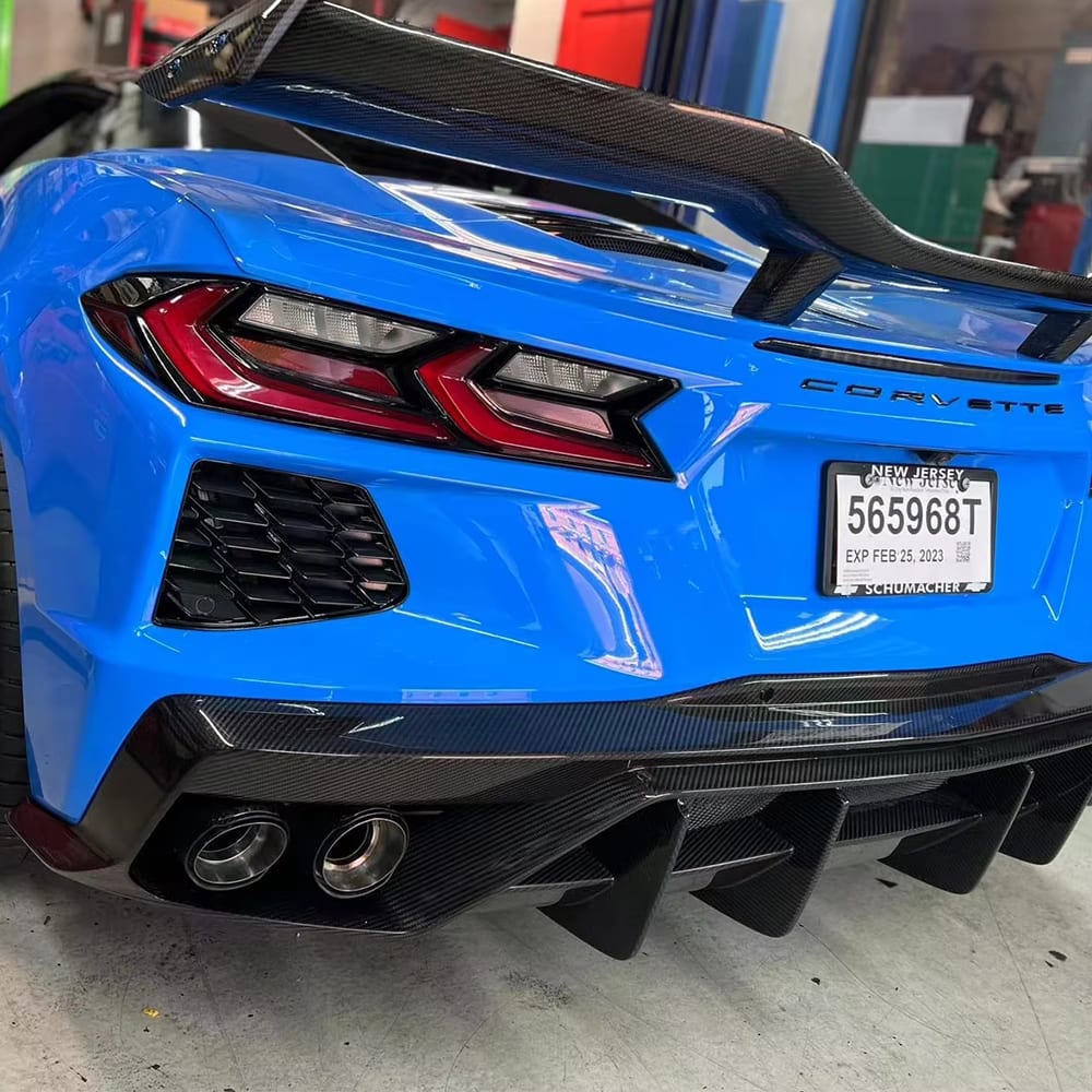 Carbon Fiber AD Rear Diffuser - Chevrolet Corvette C8