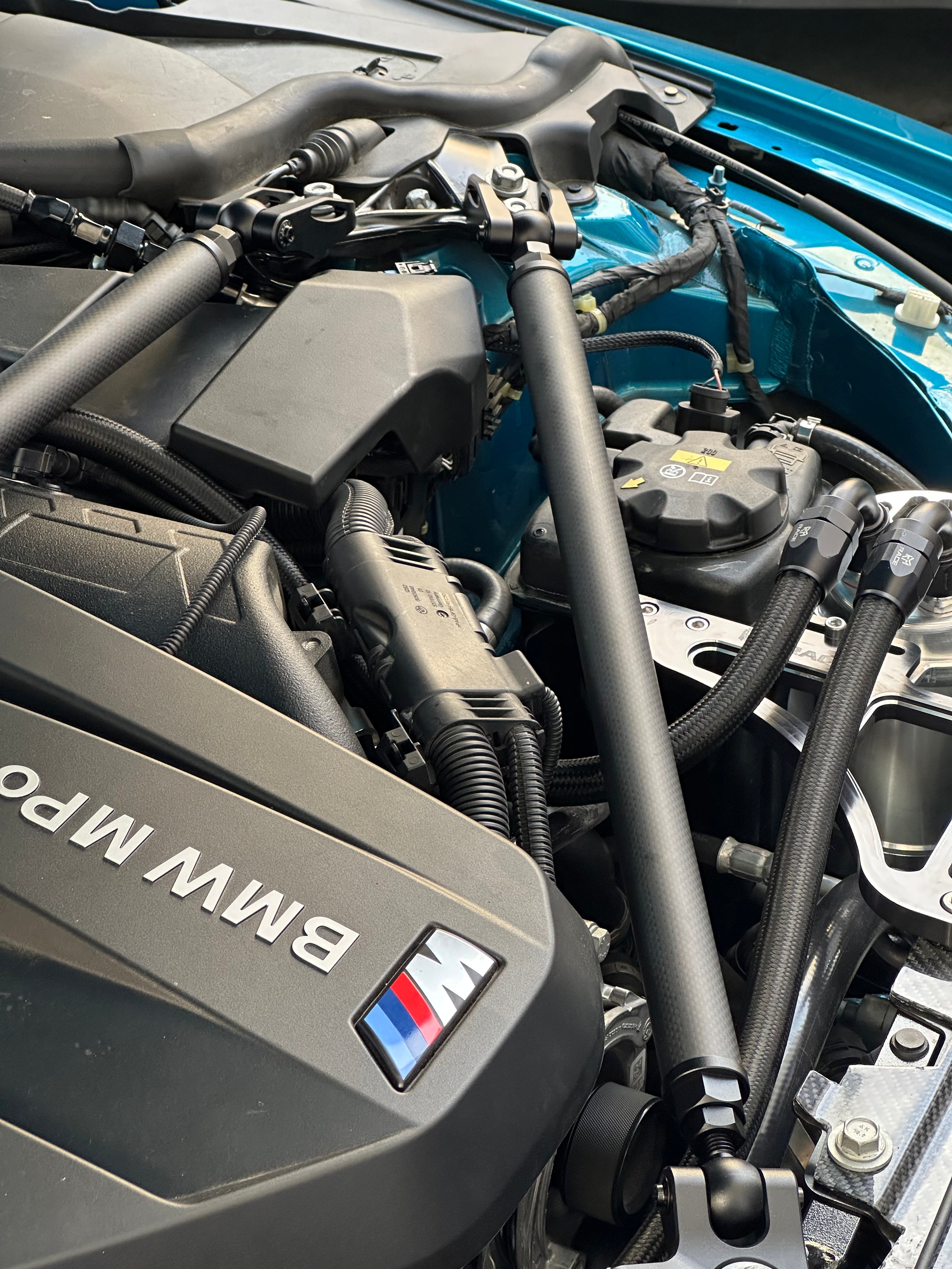 G8X Carbon Fiber Strut Tower Brace - BMW G80 & G81 M3/G82 & G83 M4/ & G87 M2