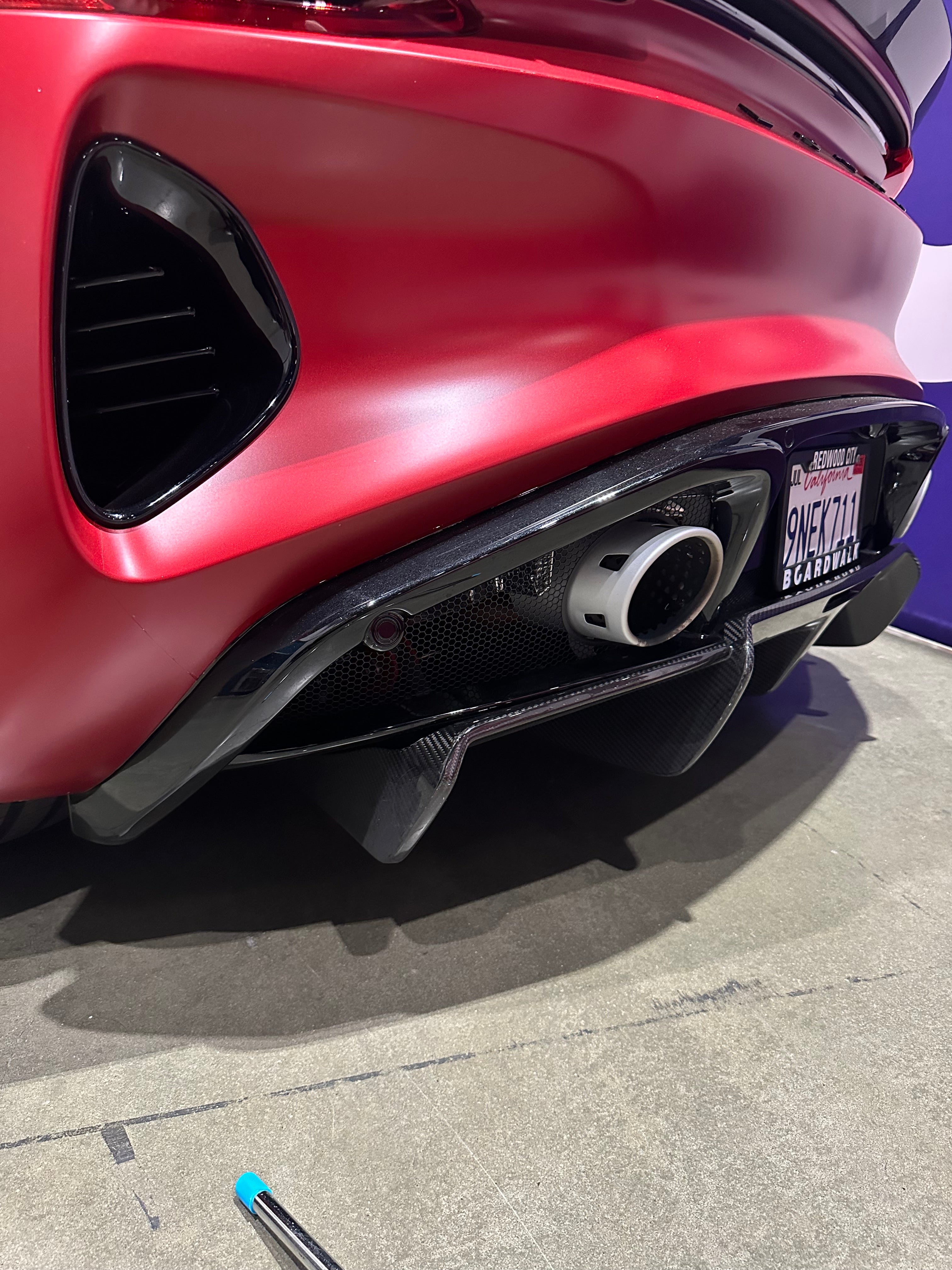 Dry Carbon Fiber Rear Diffuser Lip - 2021-2024 Lotus Emira