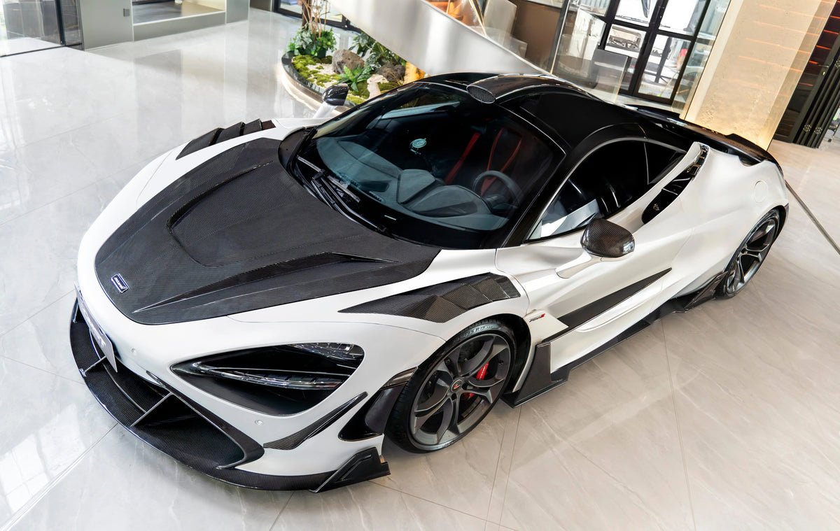 Carbon fiber CM Side Skirt Extensions - Mclaren 720s/750s