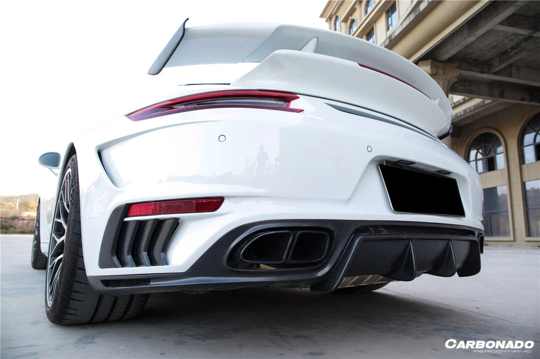 Carbon Fiber TC Style Rear Bumper - Porsche 991.1 991.2 Carrera 911
