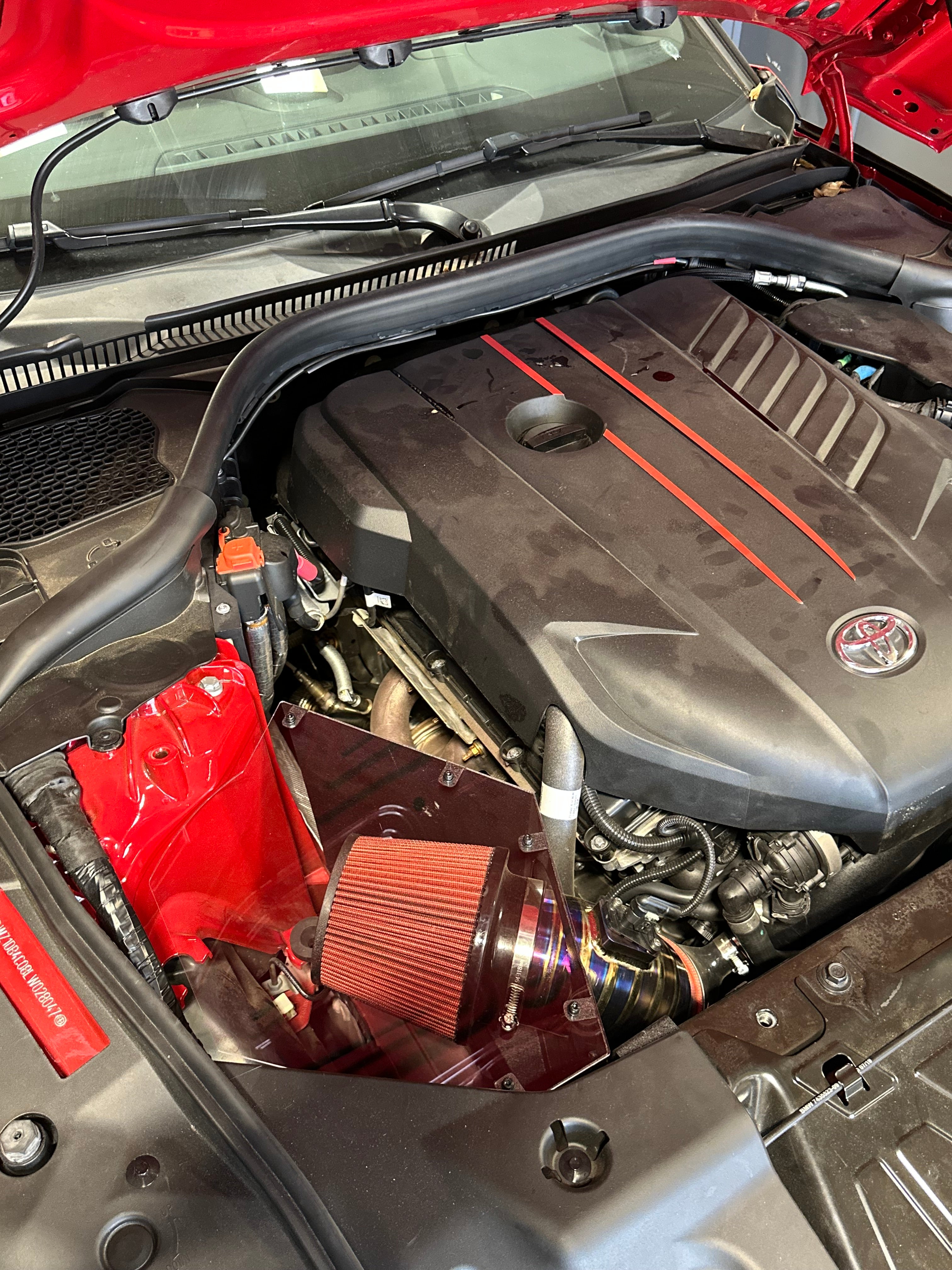 4'' Titanium High Flow Air Intake System - Toyota Supra A90 BMW Z4 B58 3.0L
