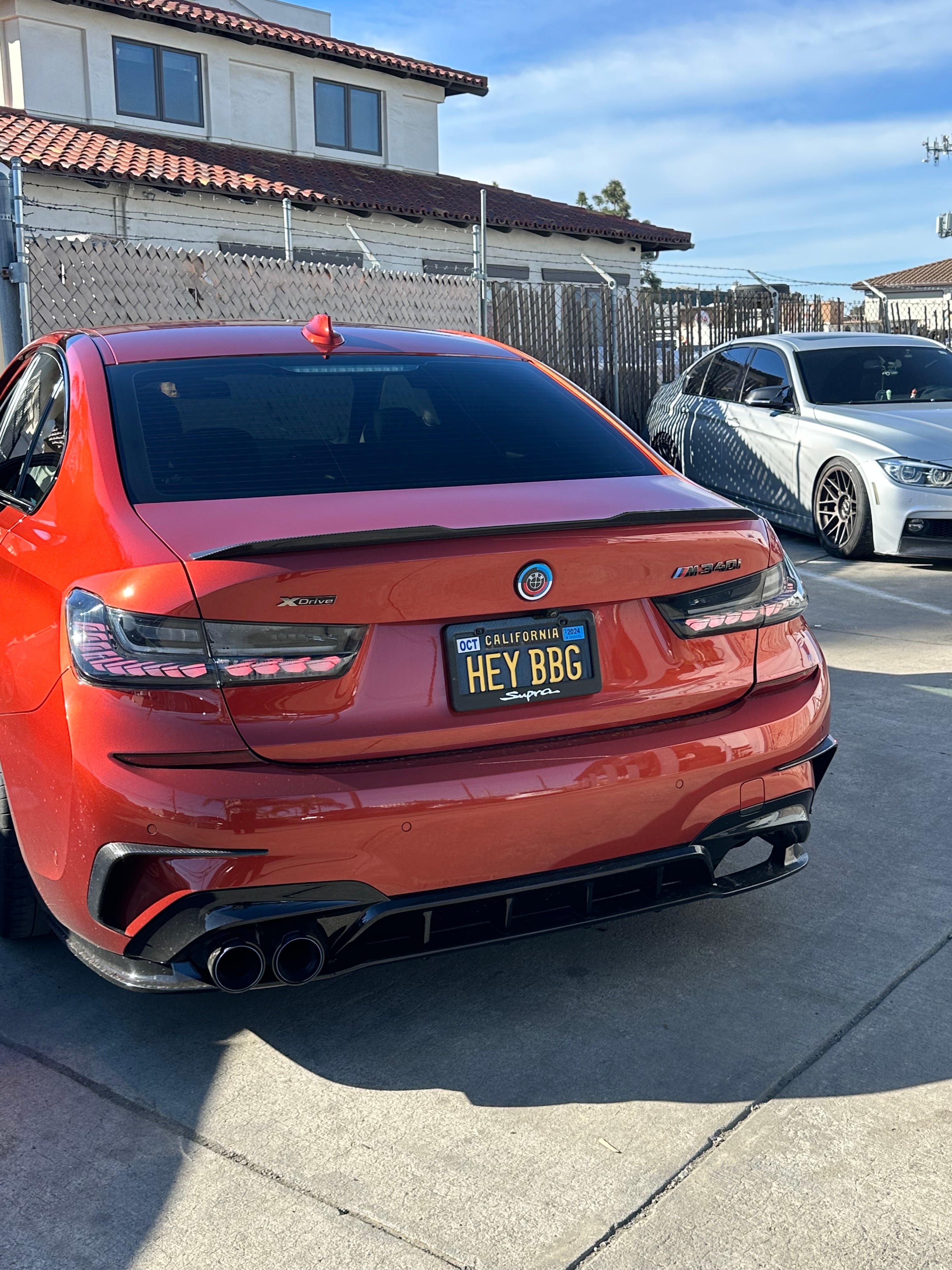 OE Style Carbon Fiber Rear Trunk Spoiler - BMW G80 M3 / G20 3 Series