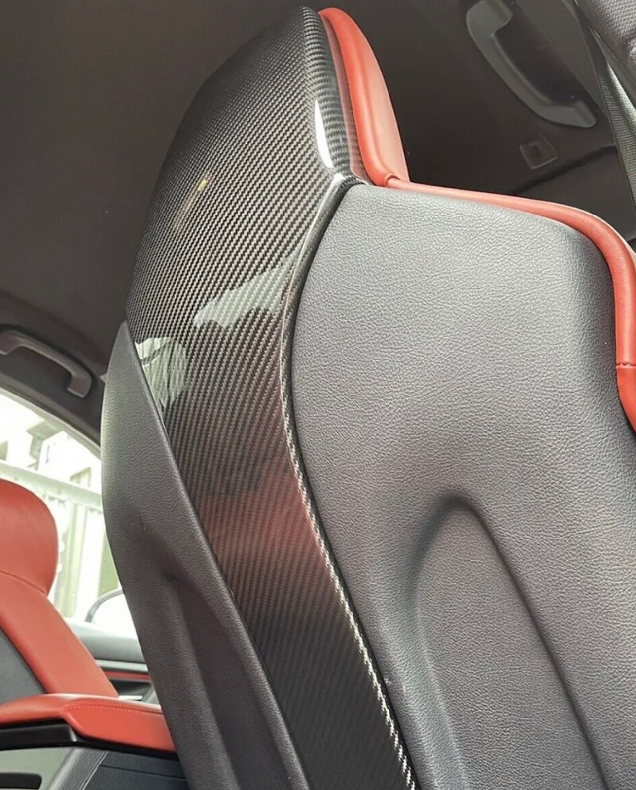 Carbon Fiber Seat Back Cover Set - BMW F80 M3 & F82 / F83 M4
