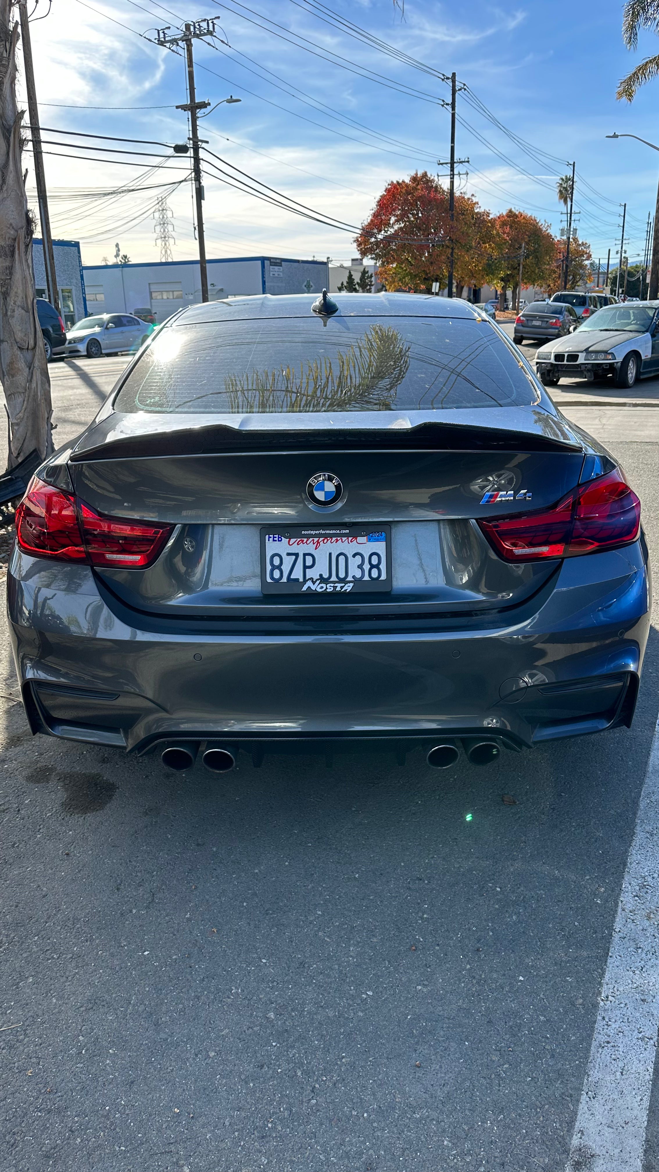 PSM Style High Kick Honeycomb Carbon Fiber Trunk Spoiler - BMW F32 / F33 / F36 4 Series