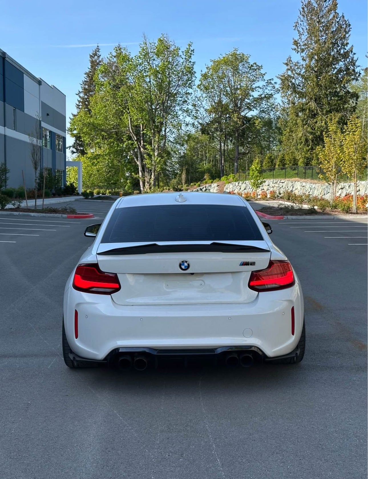 PSM Style High Kick Carbon Fiber Trunk Spoiler - BMW F87 M2 & F22 2 Series