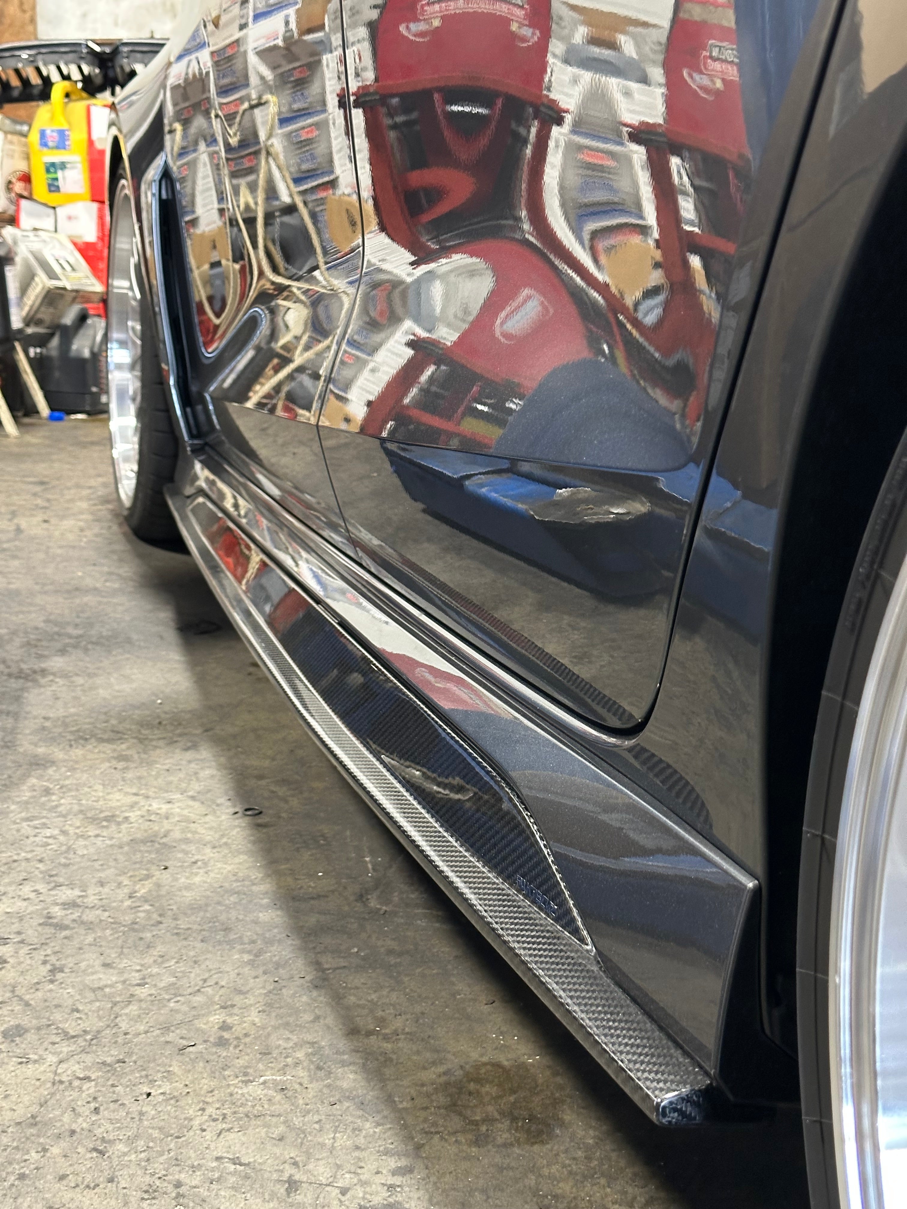 Dry Carbon Fiber Side Skirt - Audi RS3 8Y sedan