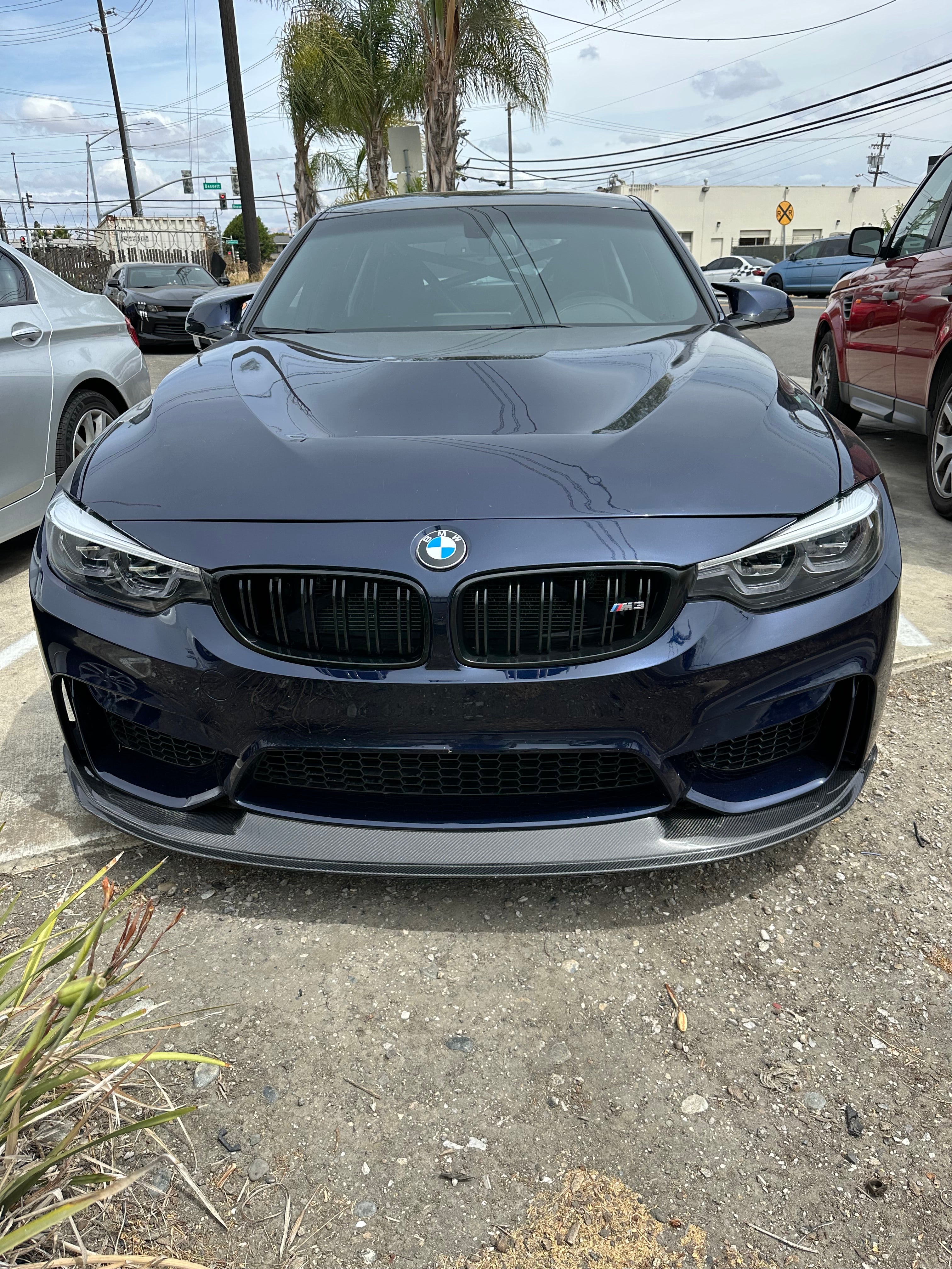 J Style Carbon Fiber Front Lip - BMW F80 M3 / F82 & F83 M4