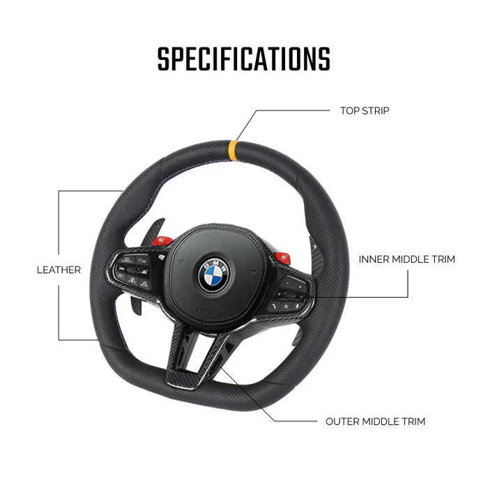 BMW G-Series LCI Face Lift Conversion Plug & Play Custom Steering Wheel