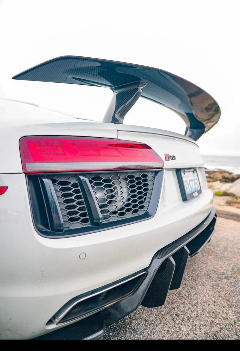 Carbon Fiber V-Style  Rear Diffuser - Audi R8