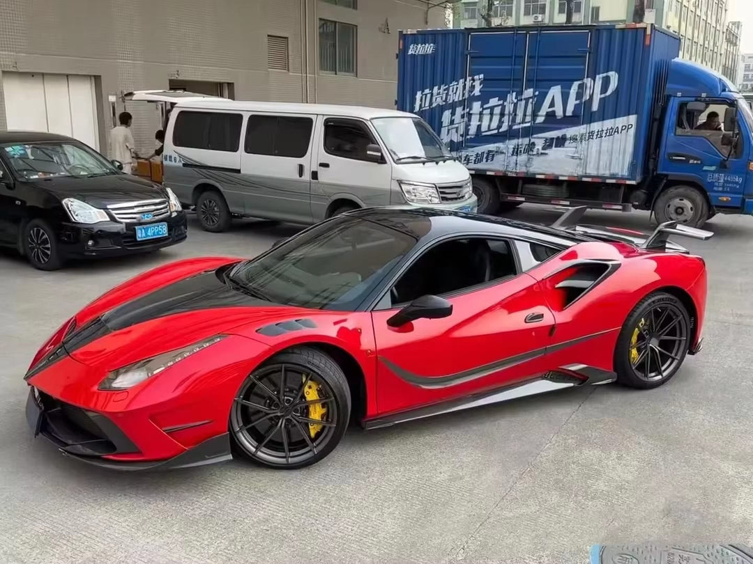 Carbon Fiber M Style Aerodynamic Full Body Kit - Ferrari 488 GTB 2015-2018